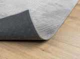 Rug IZA Short Pile Scandinavian Look Grey 100x200 cm 375451