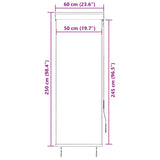Outdoor Roller Blind 60x250 cm Cream 145947
