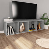 Book Cabinet/TV Cabinet Grey Sonoma 36x30x143 cm Engineered Wood 815247
