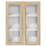 Hanging Cabinet Sonoma Oak 80 x 31 x 100 cm Engineered Wood 884396