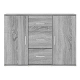 Sideboard Grey Sonoma 91x29.5x65 cm Engineered Wood 823348
