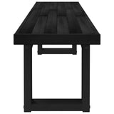 Dining Bench NOAIN 160 x 41 x 45 cm Solid Pine Wood Black 42020924