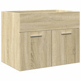 3 Piece Bathroom Furniture Set Sonoma Oak Engineered Wood 3324993