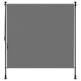 Outdoor Roller Blind Light Grey 100 x 270 cm 42037133