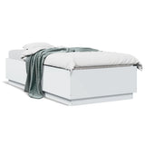 Bed Frame without Mattress White 90x200 cm 3209723