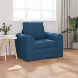 Sofa Bed Blue 98 x 71 x 83 cm Fabric 4106662