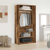 Wardrobe Old Wood 100x50x200 cm Engineered Wood 3318624