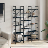 Bookshelf Black Engineered wood Large Bookshelf Rectangular 838868