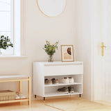Shoe Cabinet White 70x36x60 cm Engineered Wood 831428