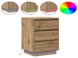 Bedside Cabinet Artisan Oak 39 x 34.5 x 65 cm Engineered wood 869633