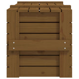 Storage Box Honey Brown 91x40.5x42 cm Solid Wood Pine 825001