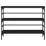 Console Table Black 100x32x75 cm Engineered Wood 839048