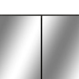 LED Bathroom Mirror Cabinet Black 80x15x60 cm MDF 323605