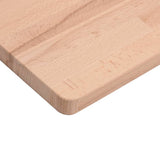 Bathroom Countertop 80x40x2,5 cm Solid Wood Beech 355988
