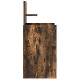 Bedside Cabinets with 2 Drawers 2 pcs Smoked Oak 38x34x80 cm 861364