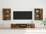 TV Cabinet Set FLORIN 3 pcs Smoked Oak Engineered Wood 3397929