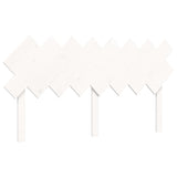 Bed Frame without Mattress White 160x200 cm Solid Wood 3195297