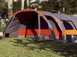 Family Tent Tunnel 8-Person Grey Waterproof 94736