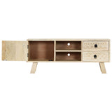 TV Cabinet 110x30x44 cm Solid Mango Wood 282869