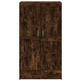 Book Cabinet Smoked Oak 82.5x30.5x150 cm Engineered Wood 815612