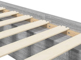 Bed Frame with Storage Grey Sonoma 80 x 200 cm Engineered Wood 3429521