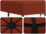 Gazebo 3 x 3 m Terracotta Polyester and Steel 190 gsm 900328