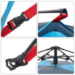 Camping Tent Dome 3-Person Blue Quick Release 4004178