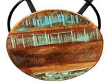 Bar Set 7 Pieces Solid Acacia and Reclaimed Wood 275134