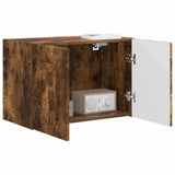 TV Wall Cabinet Smoked Oak 59.5 x 31 x 40 cm Engineered Wood 892339