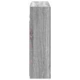 Bathroom Mirror Cabinet Grey Sonoma 60 x 14.5 x 50 cm 889076