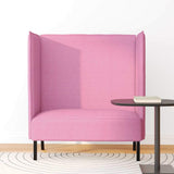 Highback Sofa Pink 109 x 56 x 121 cm Fabric 42010843