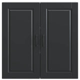 Wall Cabinet PORTO Black 80 x 31 x 80 cm Engineered Wood 885406