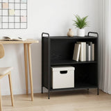 Book Cabinet 80 x 33 x 80 cm Engineered Wood Black Oak 8013896