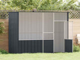 Bird Cage Anthracite 215x78x200 cm Galvanised Steel 172344