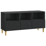 TV Cabinet 102 x 34.5 x 50 cm Black Engineered Wood 895136