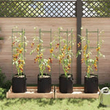 Tomato Cages with Plant Bags 4 pcs 154 cm Steel and PP 3281486