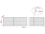 Gabion with 5 mm Wire and 10x10 cm Mesh 600x30x100 cm 3465126