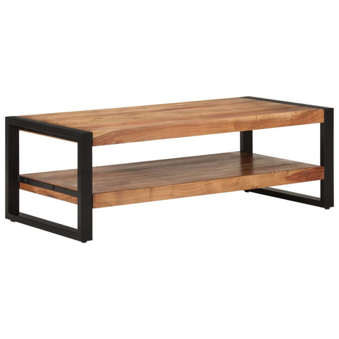 ZNTS Coffee Table 120x55x40 cm Solid Wood Acacia 352307