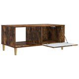 Coffee Table Smoked Oak 90 x 50 x 40 cm Engineered Wood 894730