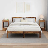 End Table 2 pcs Old Wood 30 x 30 x 56 cm Engineered Wood 890941