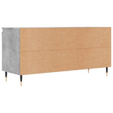 TV Cabinet Concrete Grey 104x35x50 cm Engineered Wood 827008