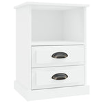 ZNTS Bedside Cabinet White 43x36x60 cm 816328