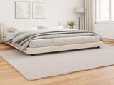 Anti-Slip Faux Rabbit Fur Rug OLITE Beige 240 x 340 cm 42021640