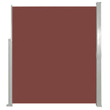 Patio Retractable Side Awning 160 x 300 cm Brown 41547