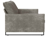 3 Seater Sofa Light Grey 190 x 81 x 82 cm Faux Suede Fabric 42041000