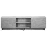 TV Stand 140 x 34.5 x 40 cm Concrete Grey Engineered Wood 8011489