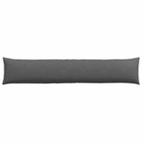 Sofa Pillows 2 pcs Dark Grey 200 x 40 cm Corduroy Fabric 42013904