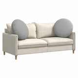 Seat Cushions 2 pcs Cloud Grey 80 x 29 cm Fabric 42014244