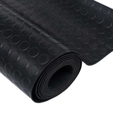Floor Mat Black 1.5 x 4 m Rubber 42046733