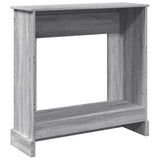 Fireplace Surround Grey Sonoma 90x30x90 cm Engineered Wood 854594